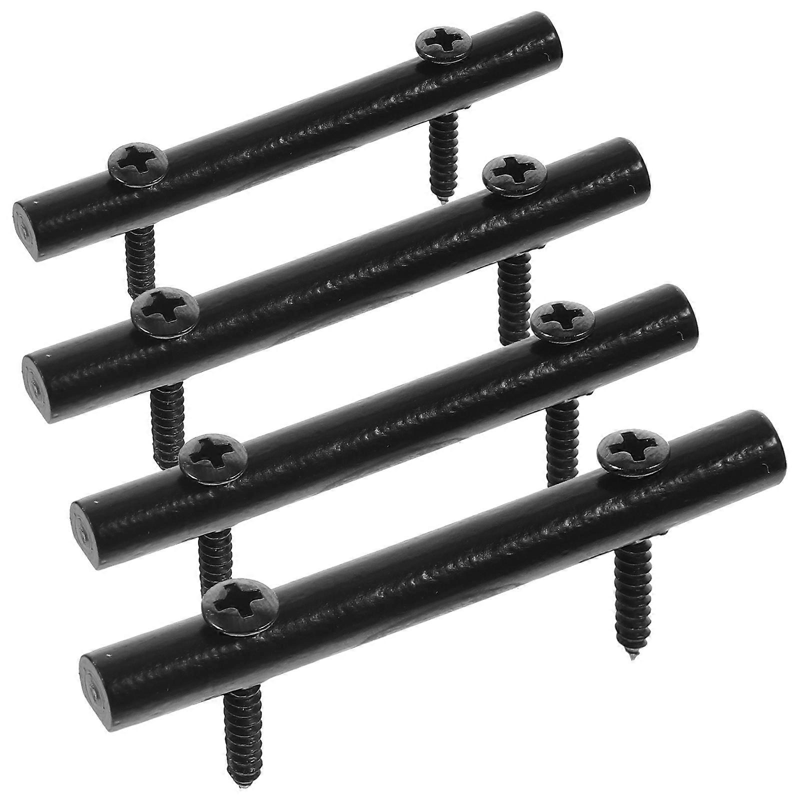 Professional Guitar String Retainer Bar for Instrument Use 1Set Black