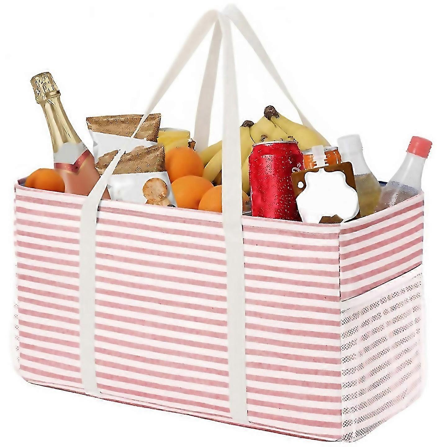 For Extra Large Tote Bag Metal Wire Frame Pink