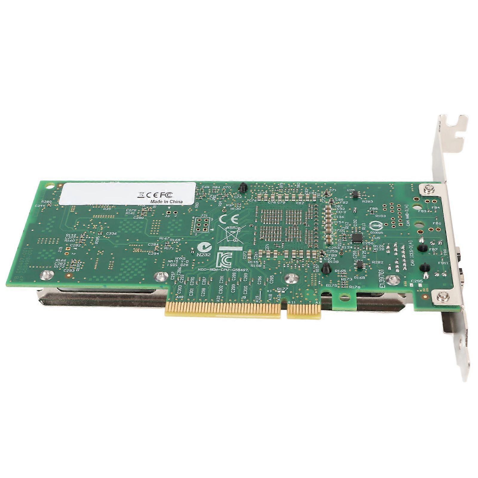 Carte réseau Ethernet 10 Gbit/s professionnelle pour carte réseau PCIe à port unique de base T à port unique Intel X540