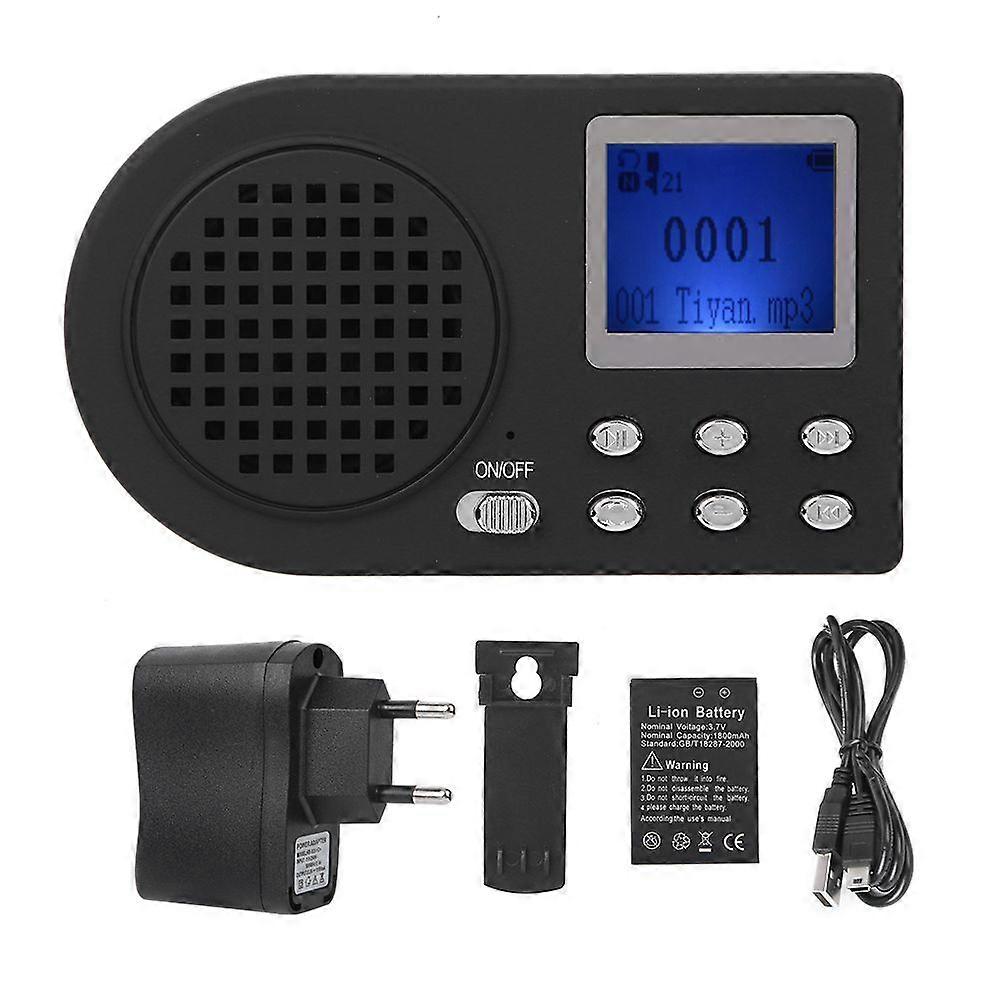 Electric MP3 Hunting Bird Caller Sounds Player with LCD Tactics Screen Portable Digital EquipmentEU 110~240V