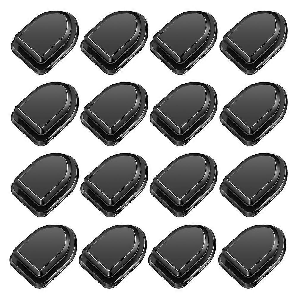 Black Car Seat Hooks for Hanging Organizer 80Pcs Multifunctional ABS Plastic