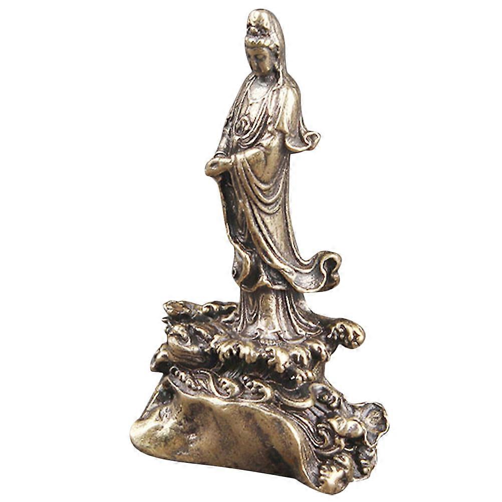 Retro Brass Statue Multi-Function Ornament for Home 5Pcs Set