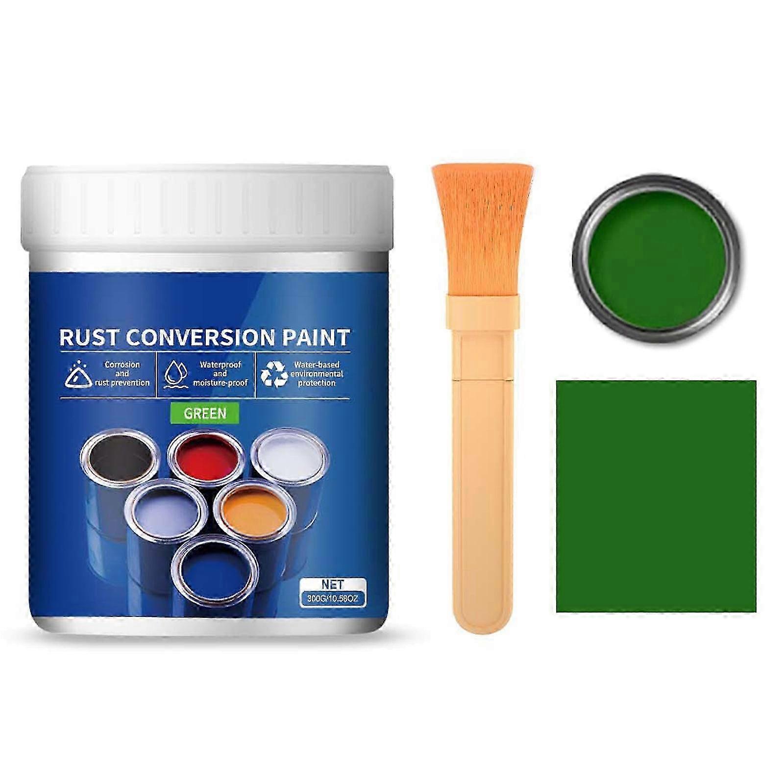 Rust Converter Paint: Transforms Rust into a Protective Coating for Metal Surfaces - Water-Based, Weatherproof Formula for Home Renovations, 300g 2025