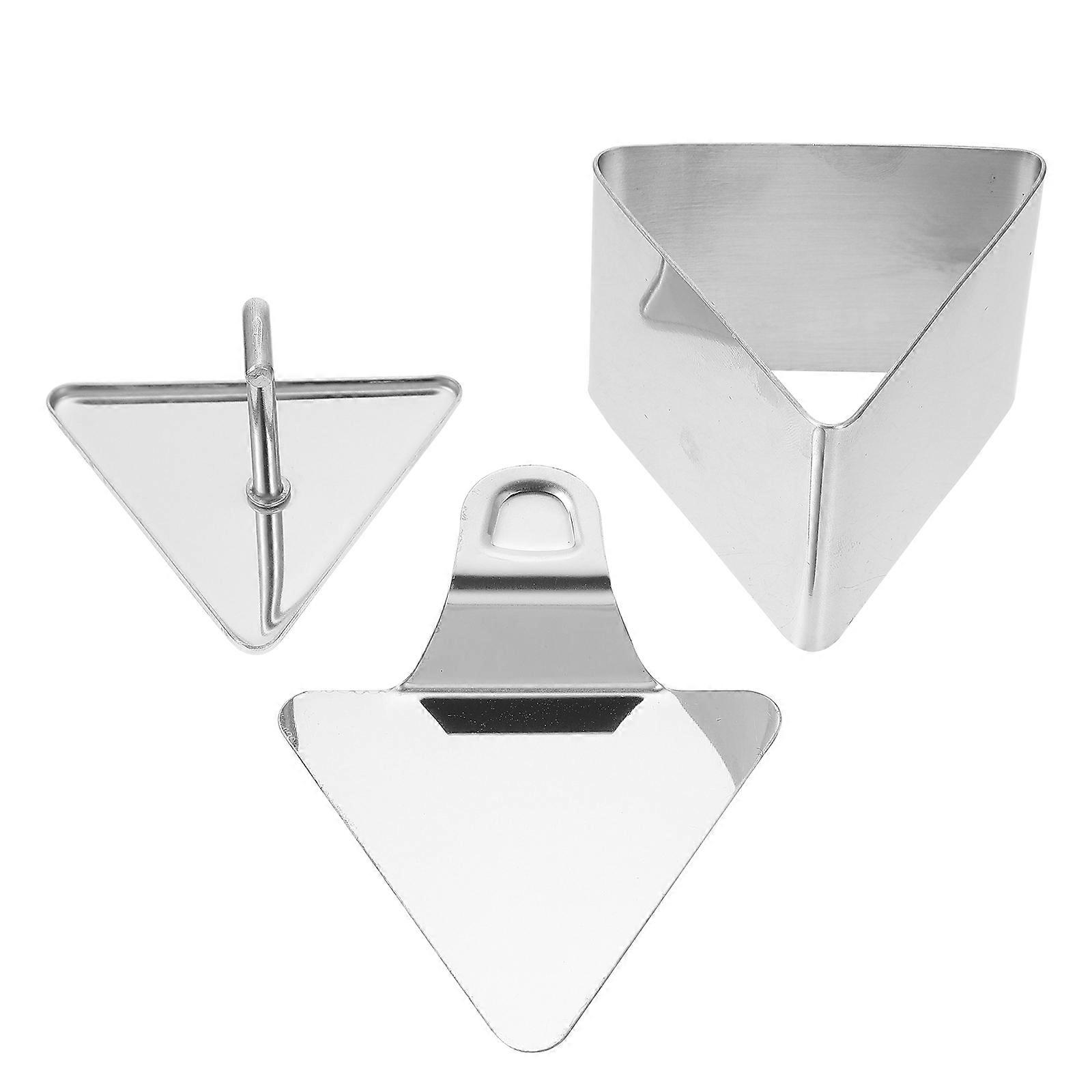 2 Sets DIY Tools For Cake Moulding In Silver Color Suitable For All Ages And Easy To Demould