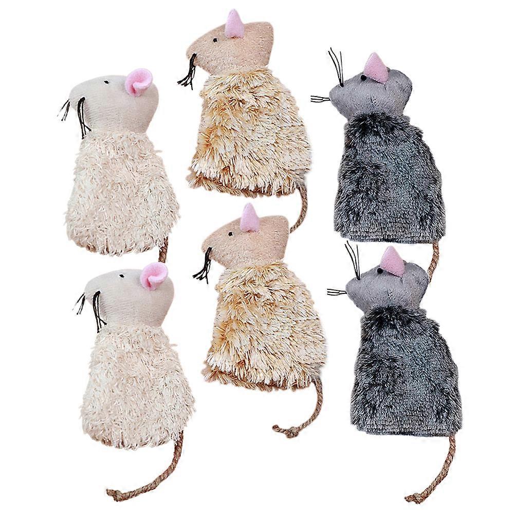 Cat Mouse Toys Plush Toy for Engaging Play 30Pcs Assorted Colors