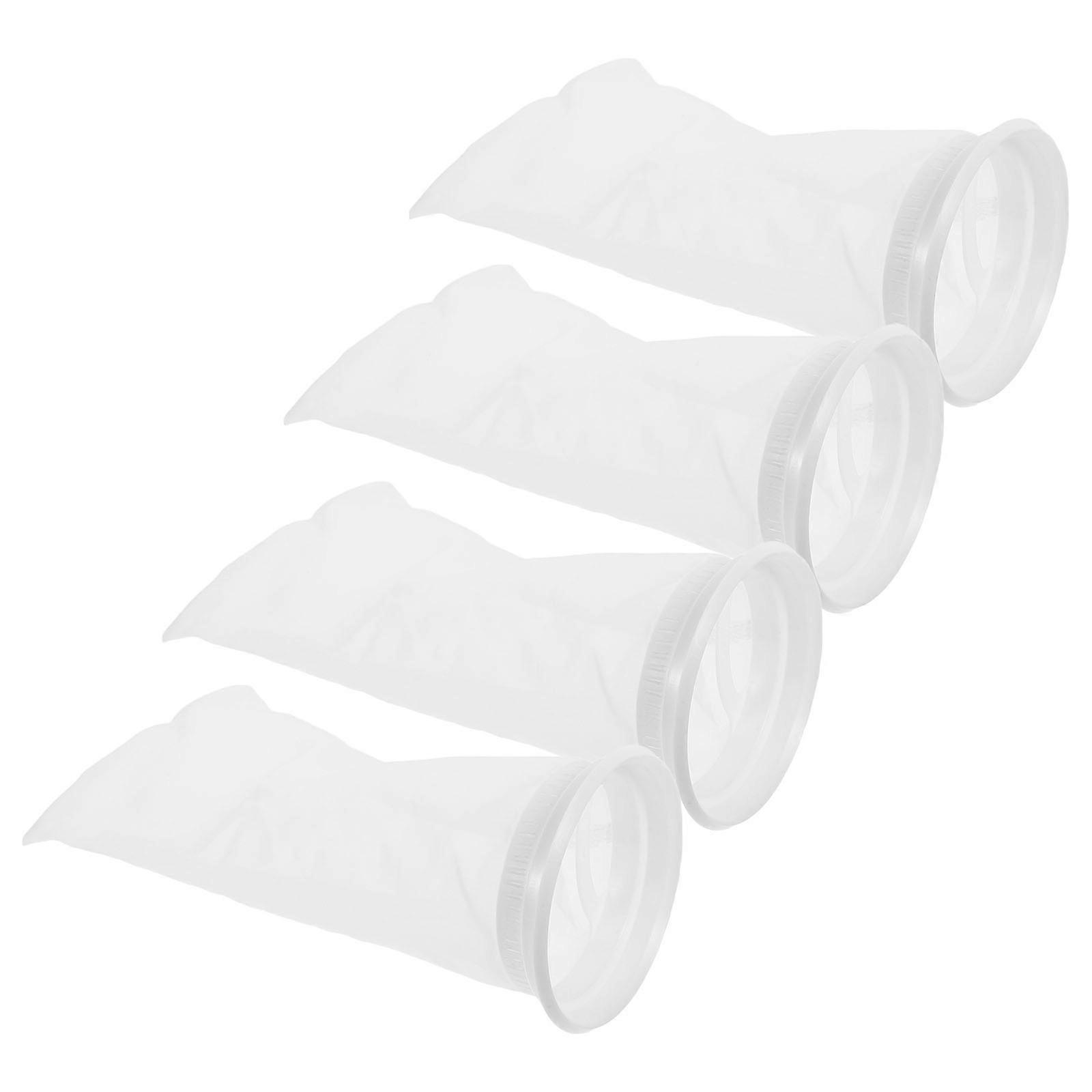 Filter Sock Nylon Mesh Bags for Aquarium Sediment Control 12Pcs