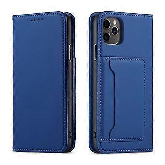 Flip Folio Skinnveske Til Samsung A42 Blå Pns-4030