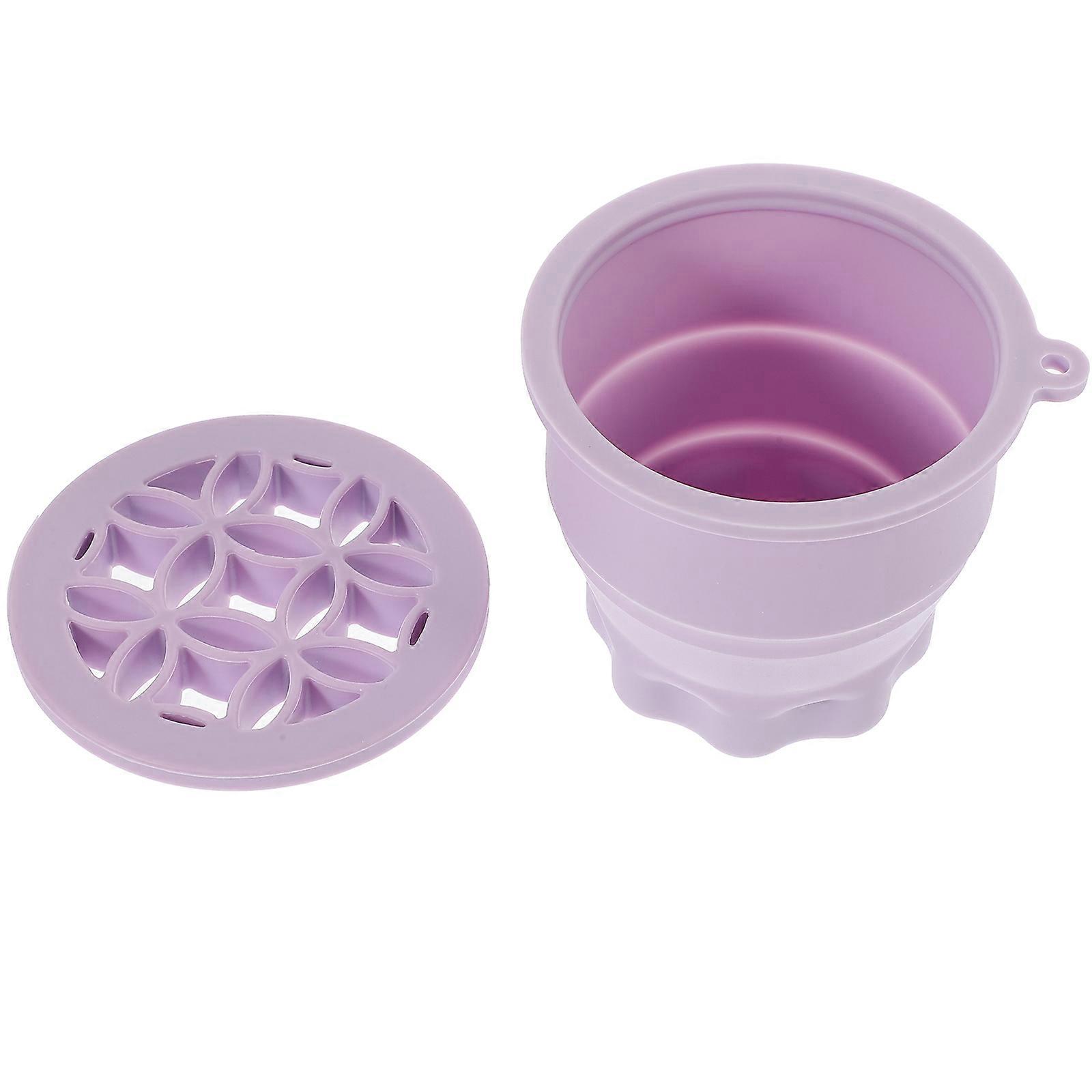 Makeup Brush Cleaning Bowl Silicone Cleaner for Home Use Versatile Holder