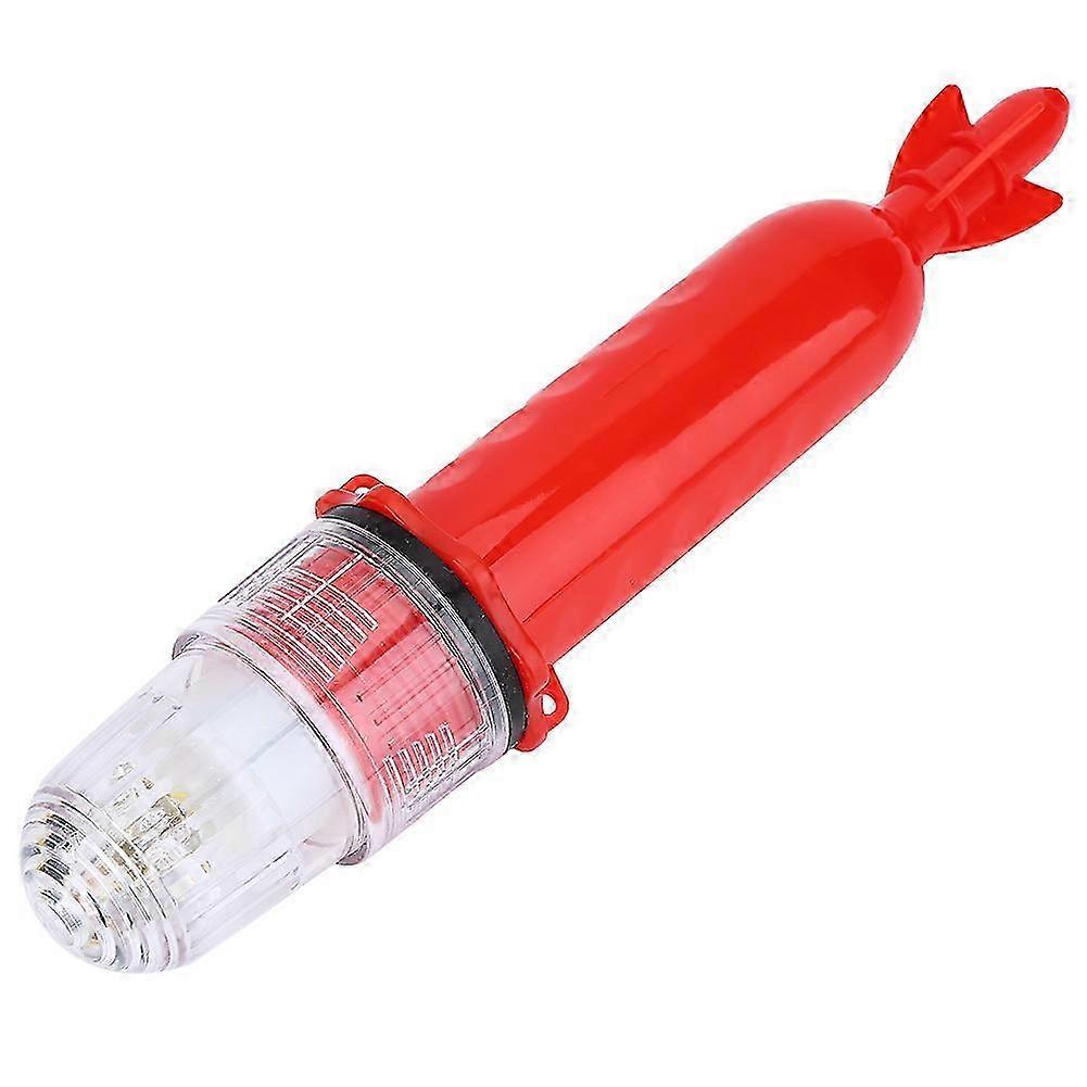 2025 Plastic Boat Fishing LED Power Saving Light-control Strobe Signal Light (Red)