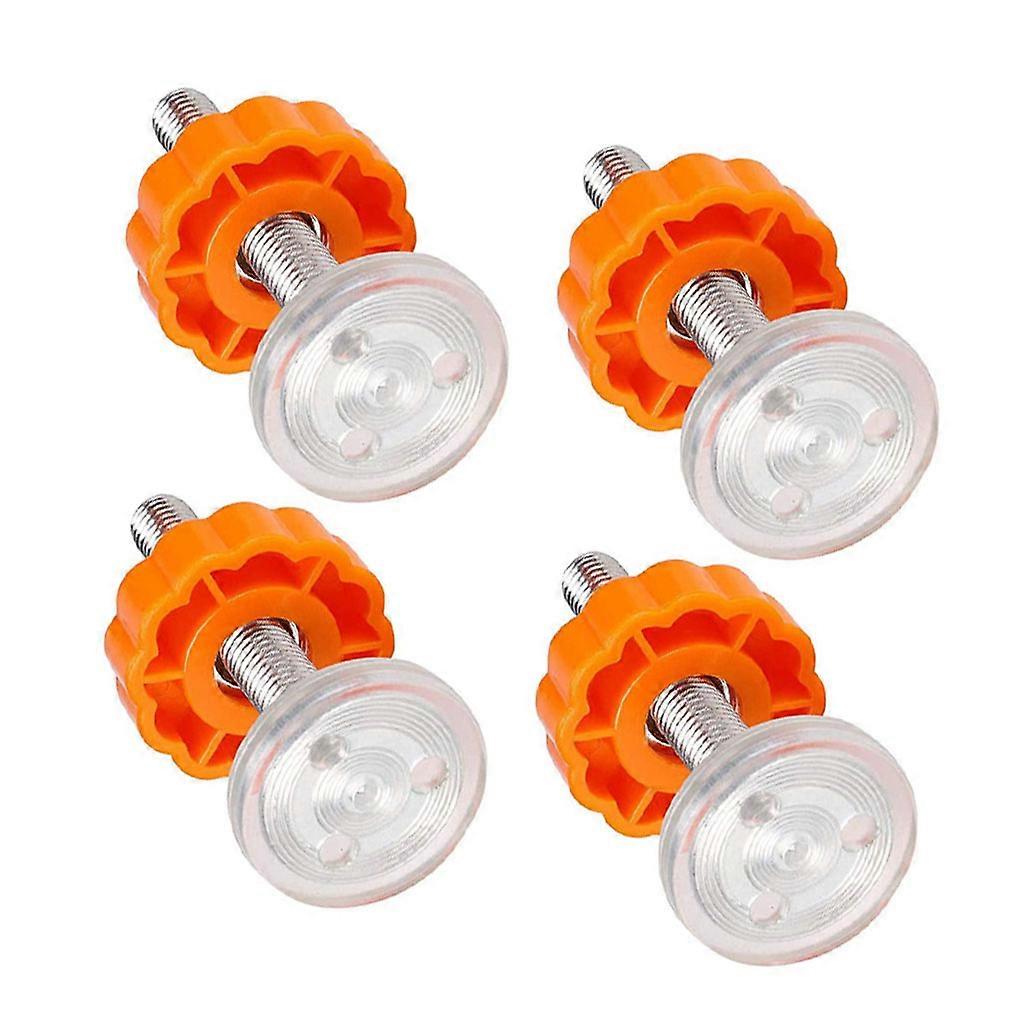 4pcs Baby Gate Screw for Bolt Stretchable Nut Assortment Kit Reuseable Fixing Tool, Orange