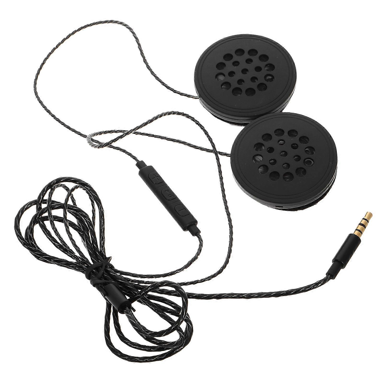 Wired Motorcycle Headset with Microphone for Long Rides and Outdoor Use