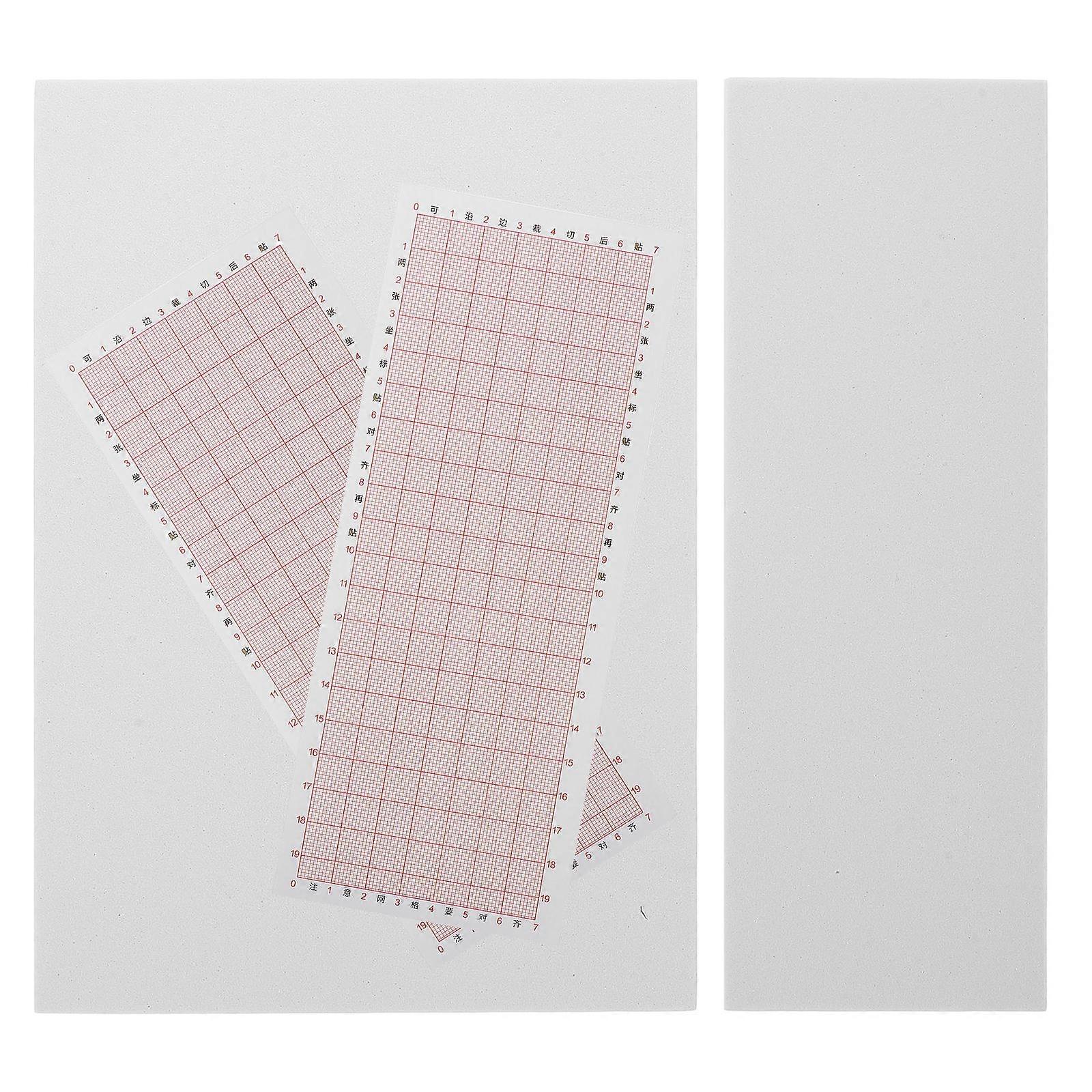 Specimen Board Butterfly Spreading Board for Pinning 4Pcs White Eva Set