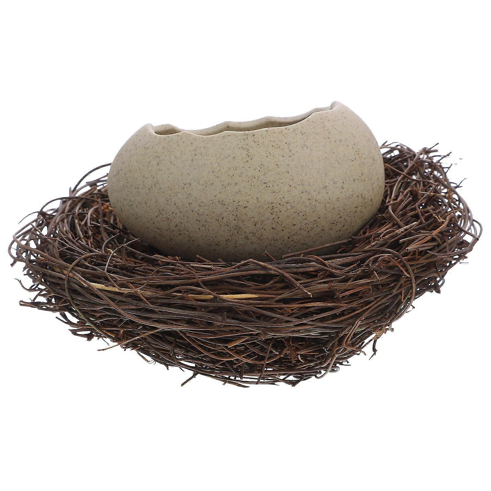 Eggshell Shaped Ceramic Bowl for Food Storage and Serving 5Pcs