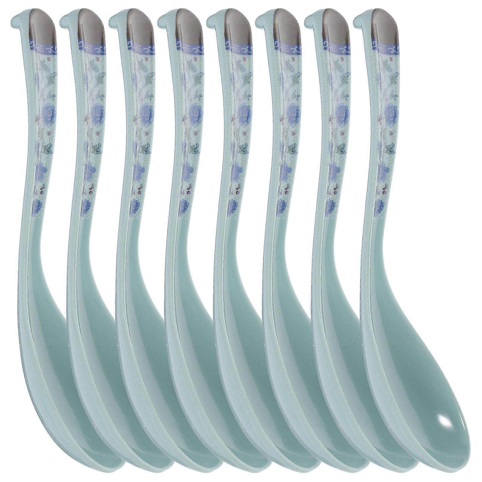 Decorative Soup Spoon Set For Canteen Use Featuring Reusable Design In Size 17.00X4.00X1.20CM Perfect For Serving - 10Pcs