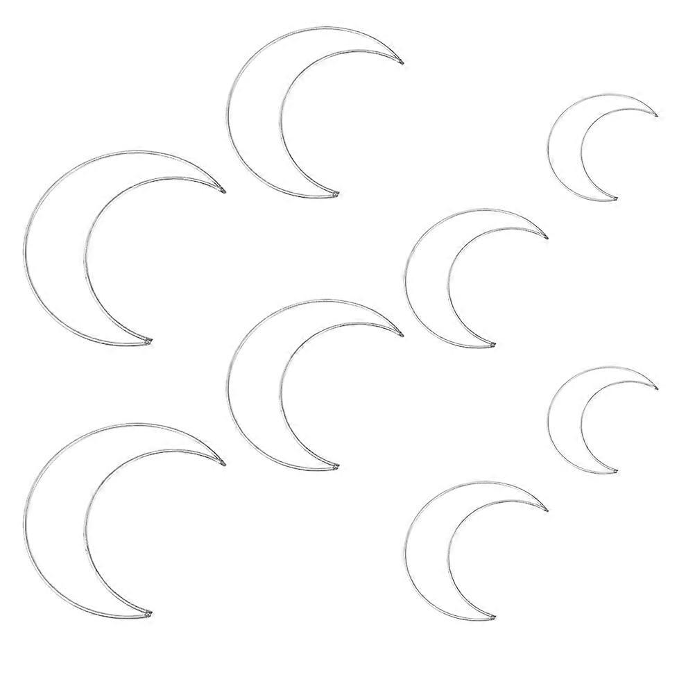 DIY Dream Catcher Hoop Moon Wreath Rings for Craft Making 24Pcs Set