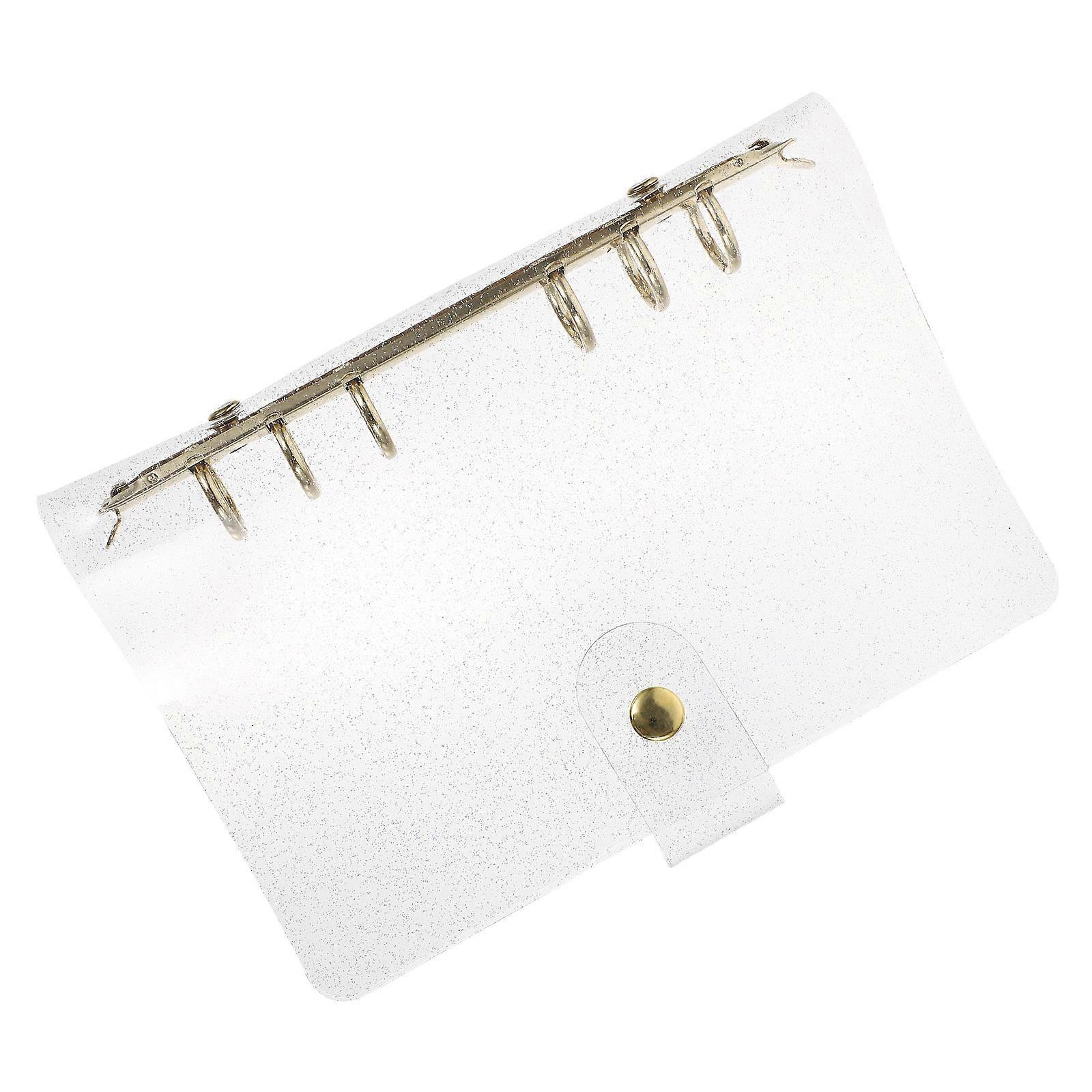 PVC Notebook Cover Binder Notebook Shell for Protecting Golden