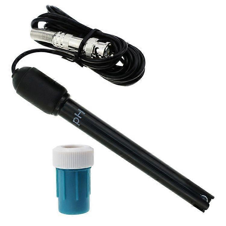 Long Body pH Electrode with BNC Plug Probe 300cm Cable 0-14pH for pH Meter, pH Controller pH Economical Sensor Device