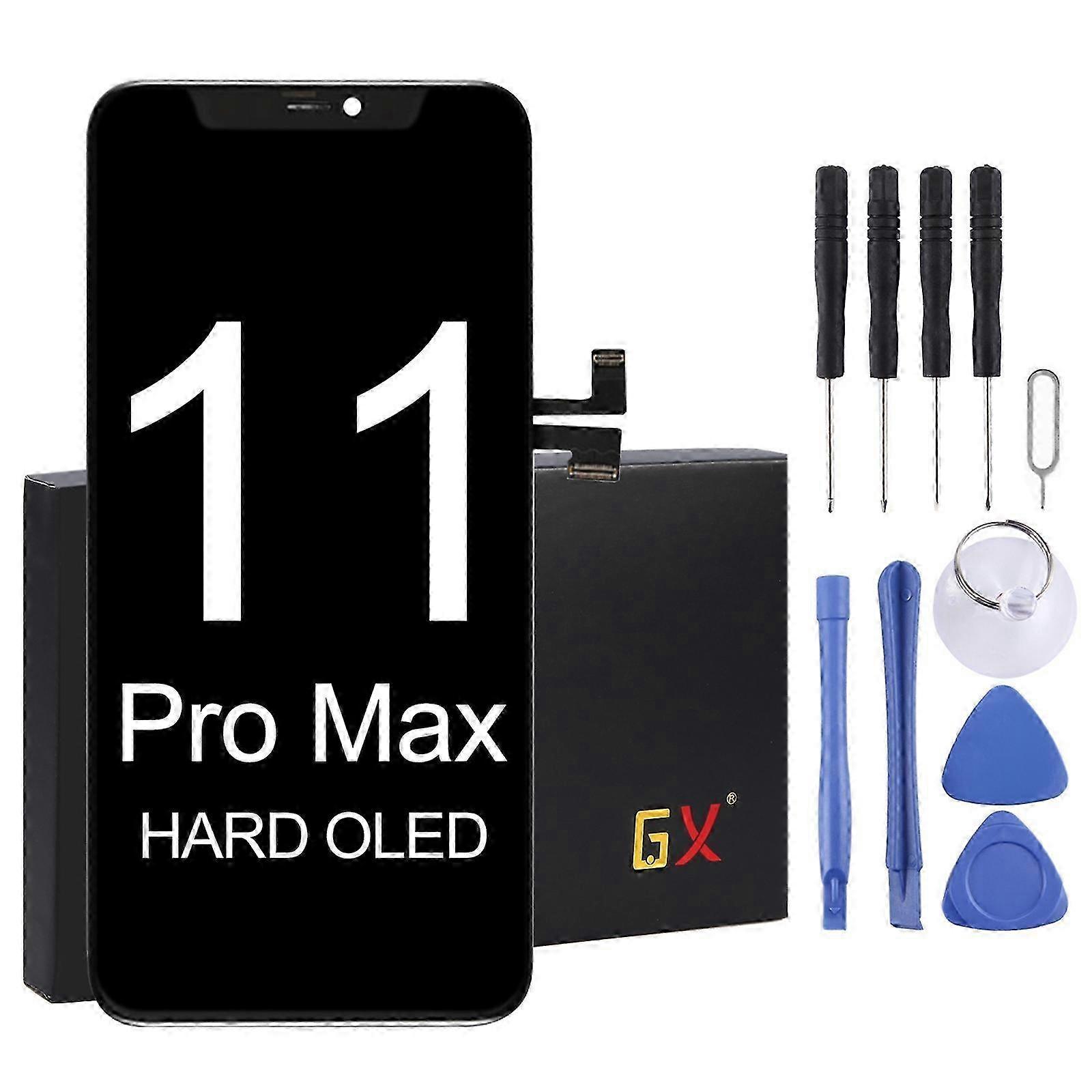 Gx Oled Screen With Frame For Iphone 11 Pro Max(black)