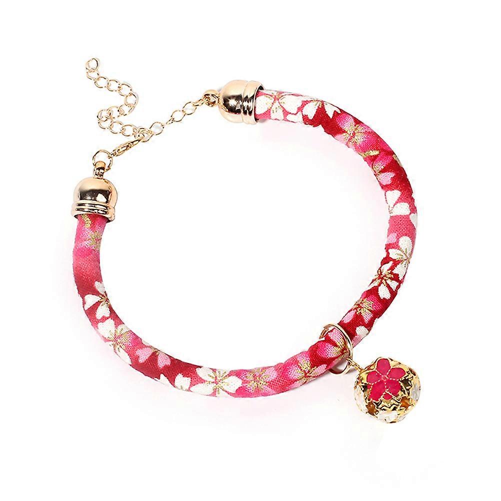 Collar for Pet Use Adjustable with Bell 3Pcs Dog Cat Accessories