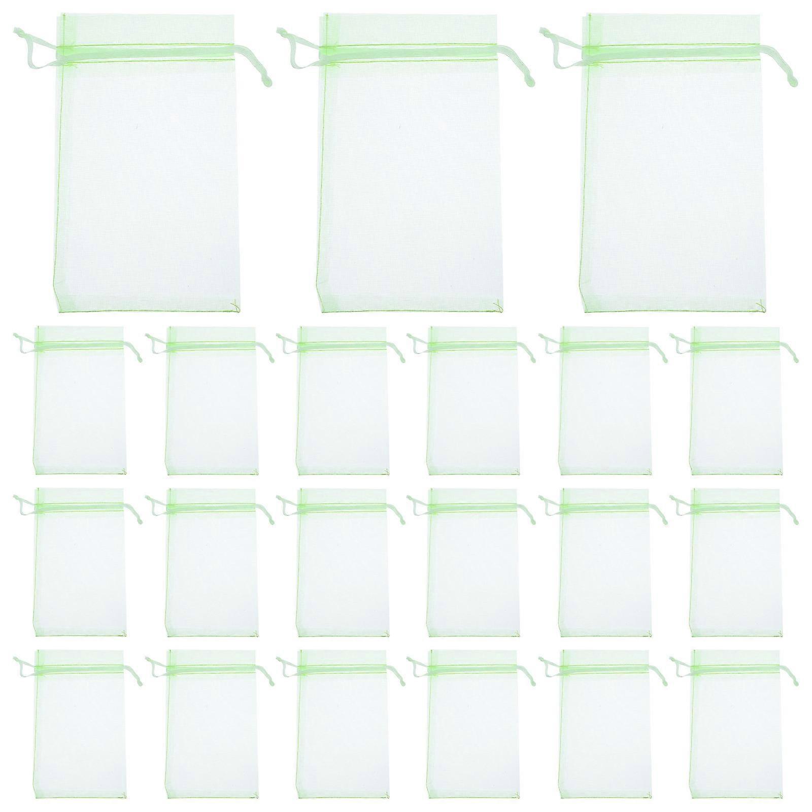 Fruit Protection Bags Nylon Mesh Covers Drawstring for Home Use 100Pcs