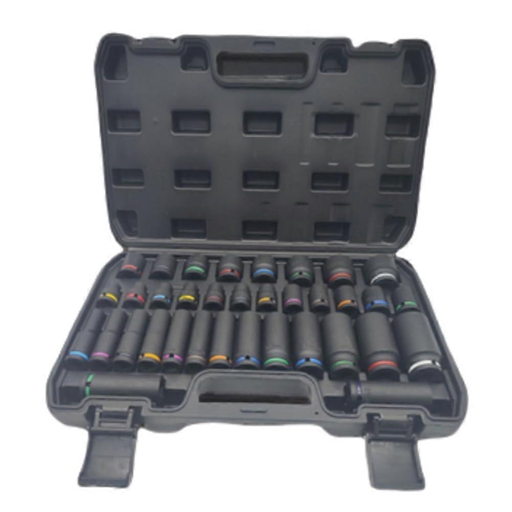 Impact Hex Bit Socket Short Socket for Car  and Maintenance Sleeve Tool Hexagon Screwdriver