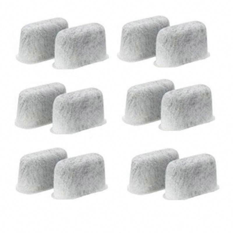 12 Pack Replacement Charcoal Water Filters Compatible with All Coffee Makers Including DCC-RWF