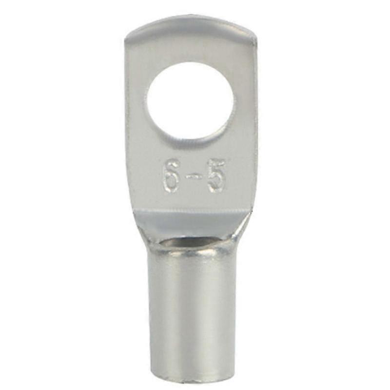 Copper Lug Loop Connector Cable Voltage Terminal SC6-5 Bare Copper Battery Block Lug Hole 500 Pcs