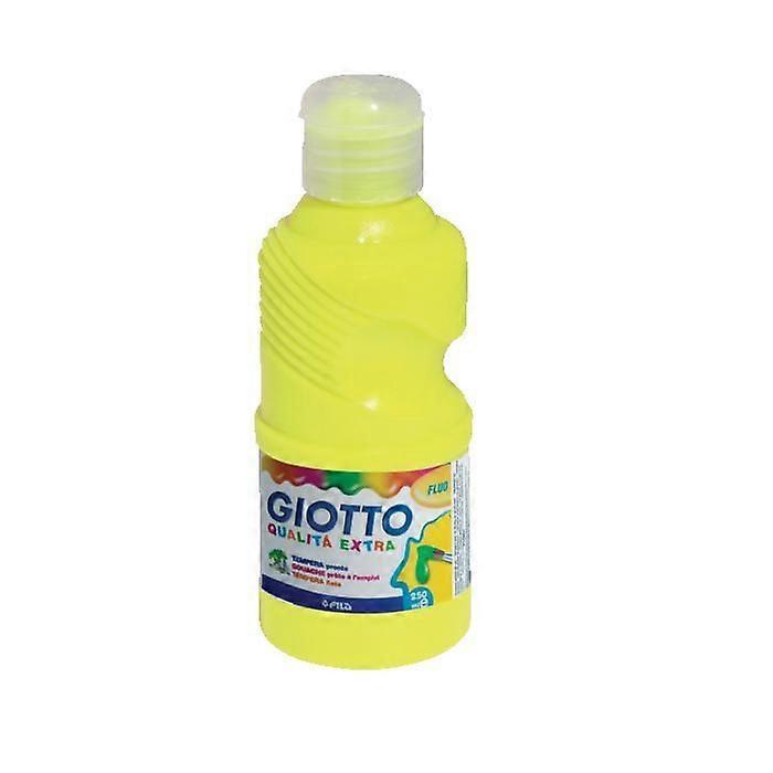 Fluoresoiva guassi 250 ml keltainen