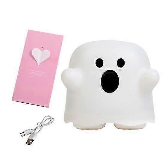 Halloween Spooky Night Light High Brightness Energy-Saving Timer Function Rechargeable Ghost Night 25-26s