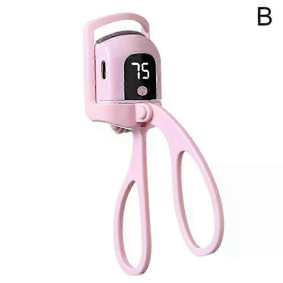 Electric Eyelash Curler, Rechargeable Fast Heated with 3-Speed Temperature Control, USB Charging