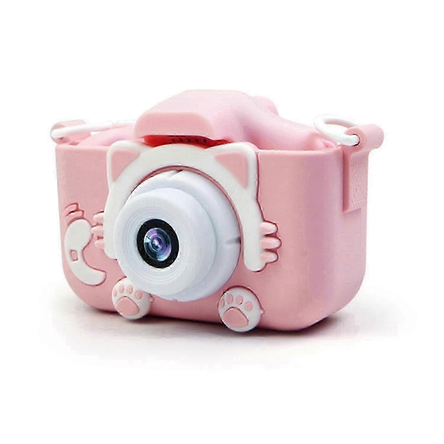 Portable Children Digital Camera 20MP 1080P HD Video Camera Camcorder Cute Rechargeable Selfie Camera with 1.9 Inch Screen 32GB Memory Card Suppo