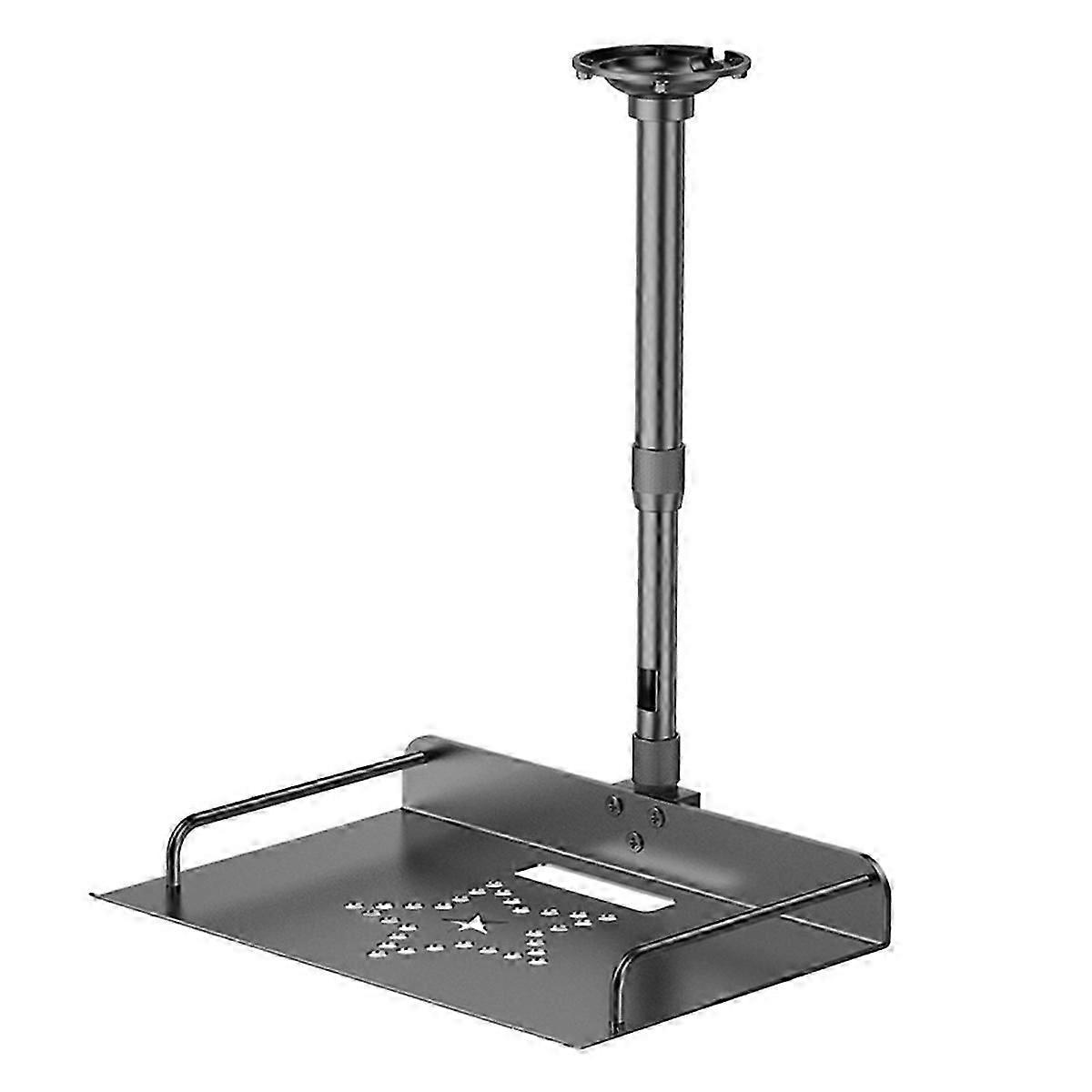 Universal Projector Ceiling Wall Mount Bracket with Tray Adjustable for Cameras Projectors Video Con