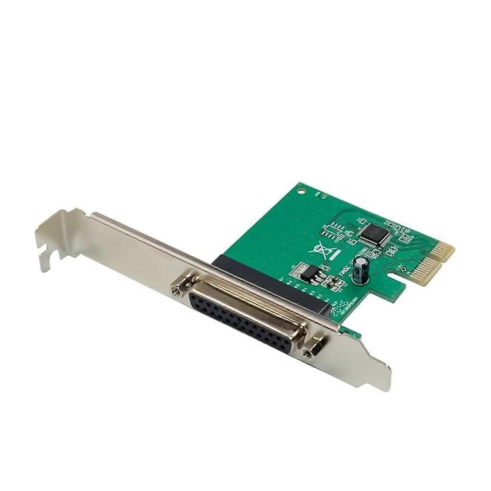 PCIe Parallel Port Adapter Card PCIE to DB25 Printer Adapter Support for Commercial Technical Printer Scanners Use Multicolor