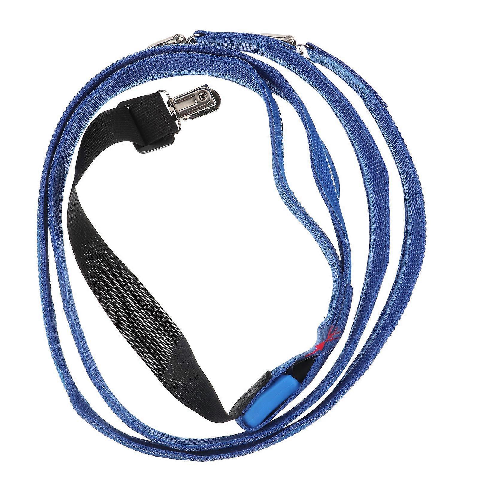 1Pc LED Clip-on Suspender Glowing Adjustable Strap Luminous Trouser Strap