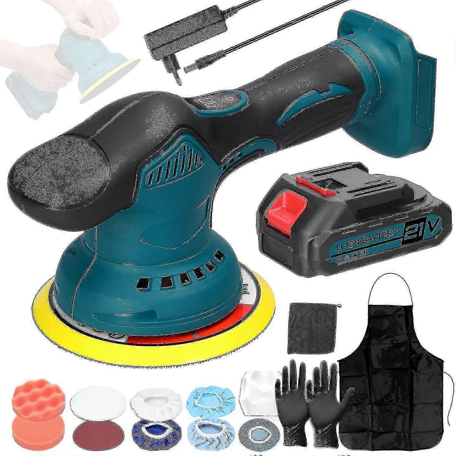 電気自動車ポリッシャー 6速調整可能 オートディテーリング、メタルワックス、サンディング、錆除去用