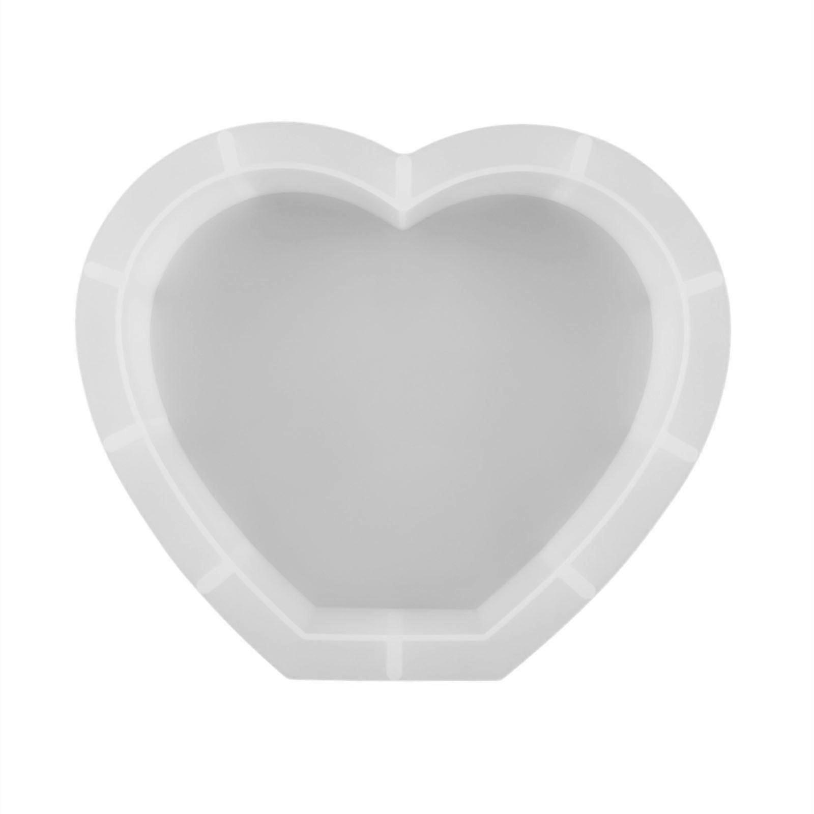 Fotoramform Rektangulär bild Silikon Hjärtform Kristallhartsform