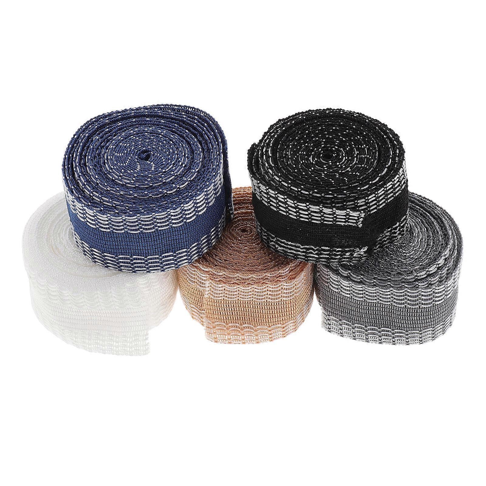 Hemming Tape For Trousers Home Use No-Sew Repair Assorted Color Strong Adhesion DIY Projects 5 Rolls