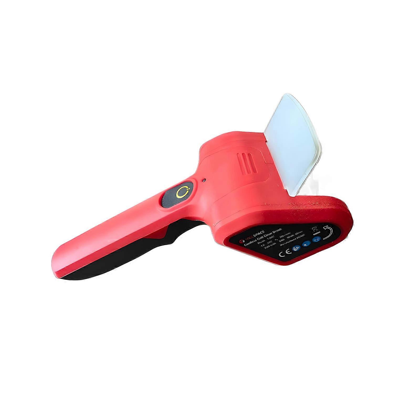 Radio Electric Barbecue Brush Untarnished Bristles Ergonomic Handle Barbecue Cleaner Type CREATE Rechargeable Multicolor