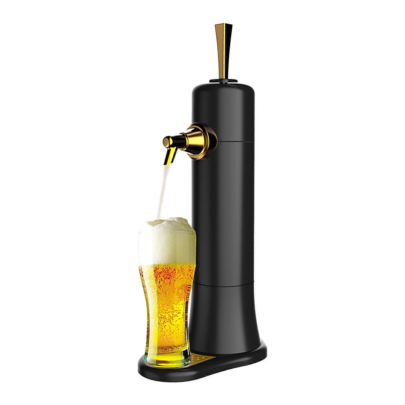 Handheld Beer Carbonation System Electric Beer Foam Generator Suitable for Restaurant Foam in Can and Glass Bottles Multicolor