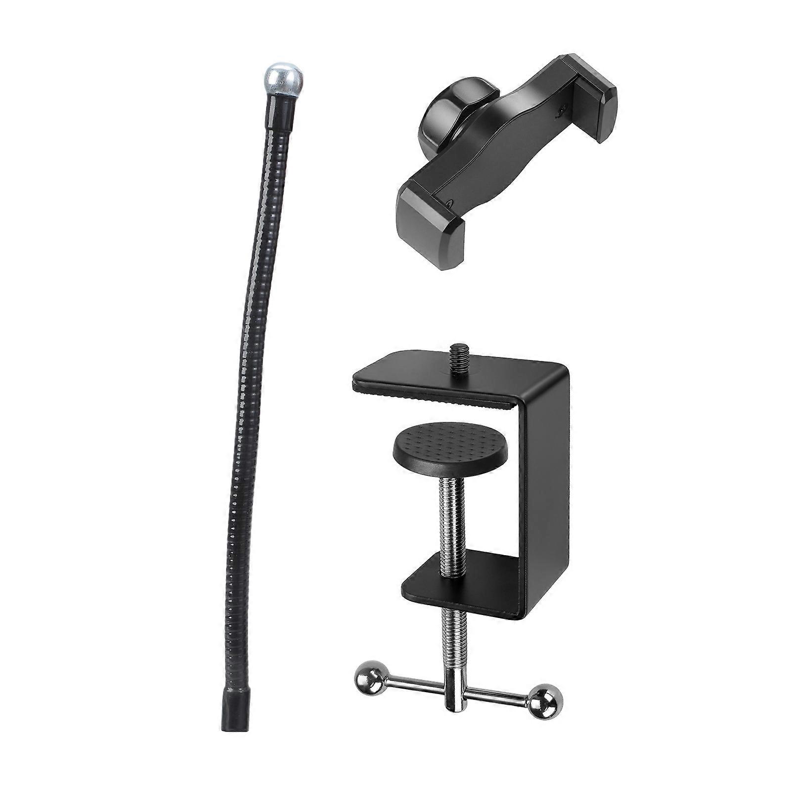 Modifiable Arm Phone Dock With 55mm Table Border Clamping Capacity And Ergonomic Viewing Vertexes For Daily Tasks  50cm