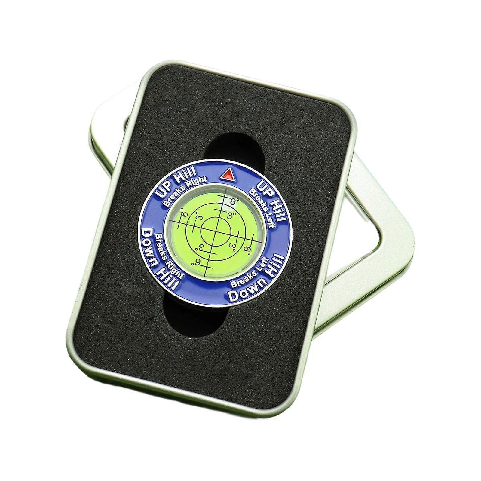 Golf Putt Green Reader Horizontal Bubble Golf Training Easy to Use Green Reader Precise Green Reading Aid Multicolor