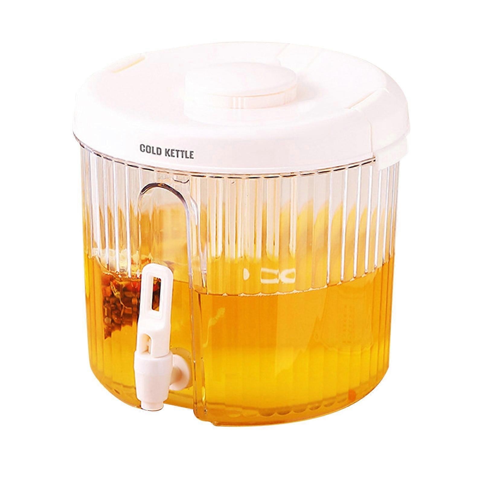 WRXMIJNHGSA Storage Container Large Capacity Cold Water Pitcher with Ice Guard and Removable Infuser