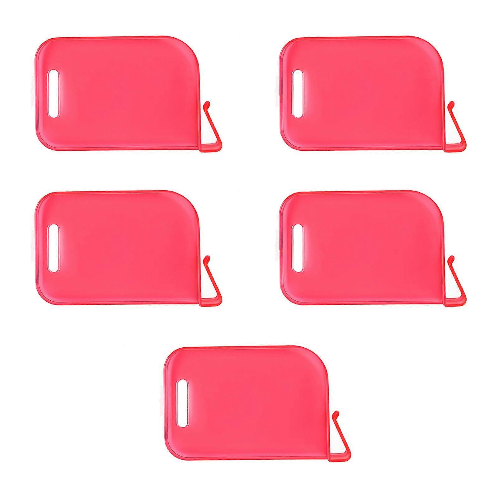 5Pcs Plastic Card Storage Baffle Clip Replacement Game Card Divider Storage Partition Board for Game Card Classification  Red