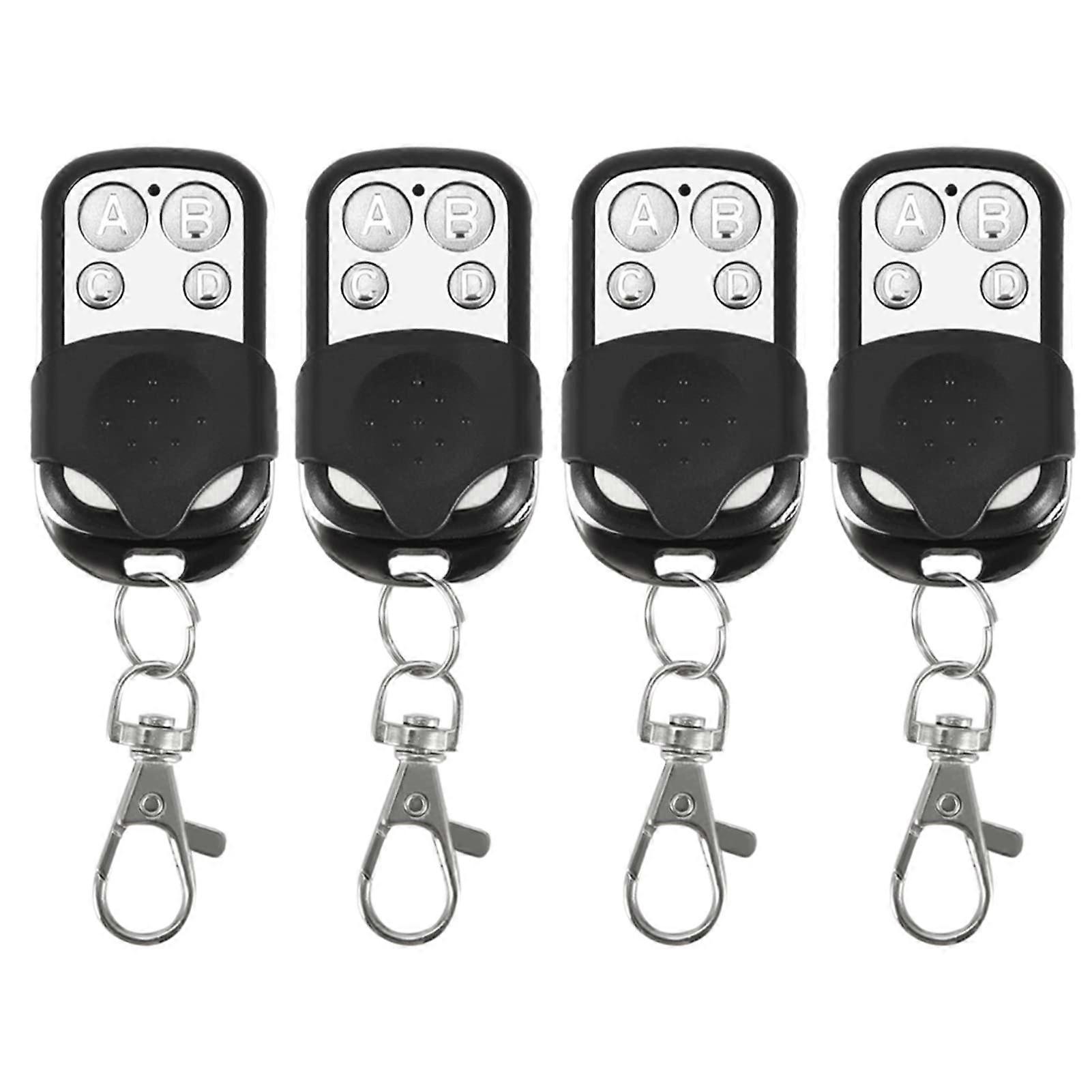 4PCS 433.92MHz Wireless Remote Control Cloner with 4 Channel AntiTheft System for Car and Garage Door