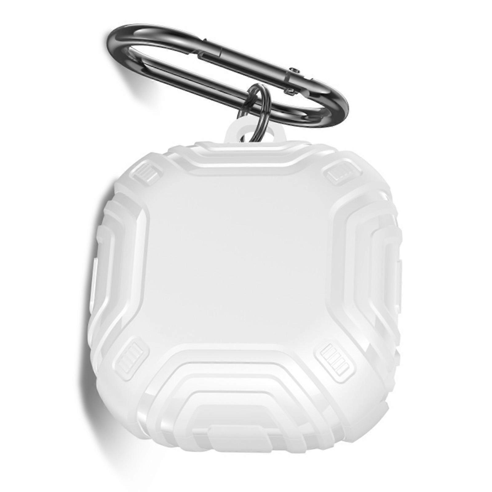 イヤホンカバー耐傷ハウジングBluetooth対応イヤフォンTPUシェルソフトケースBuds live / 2 / 2pro / FEホワイト