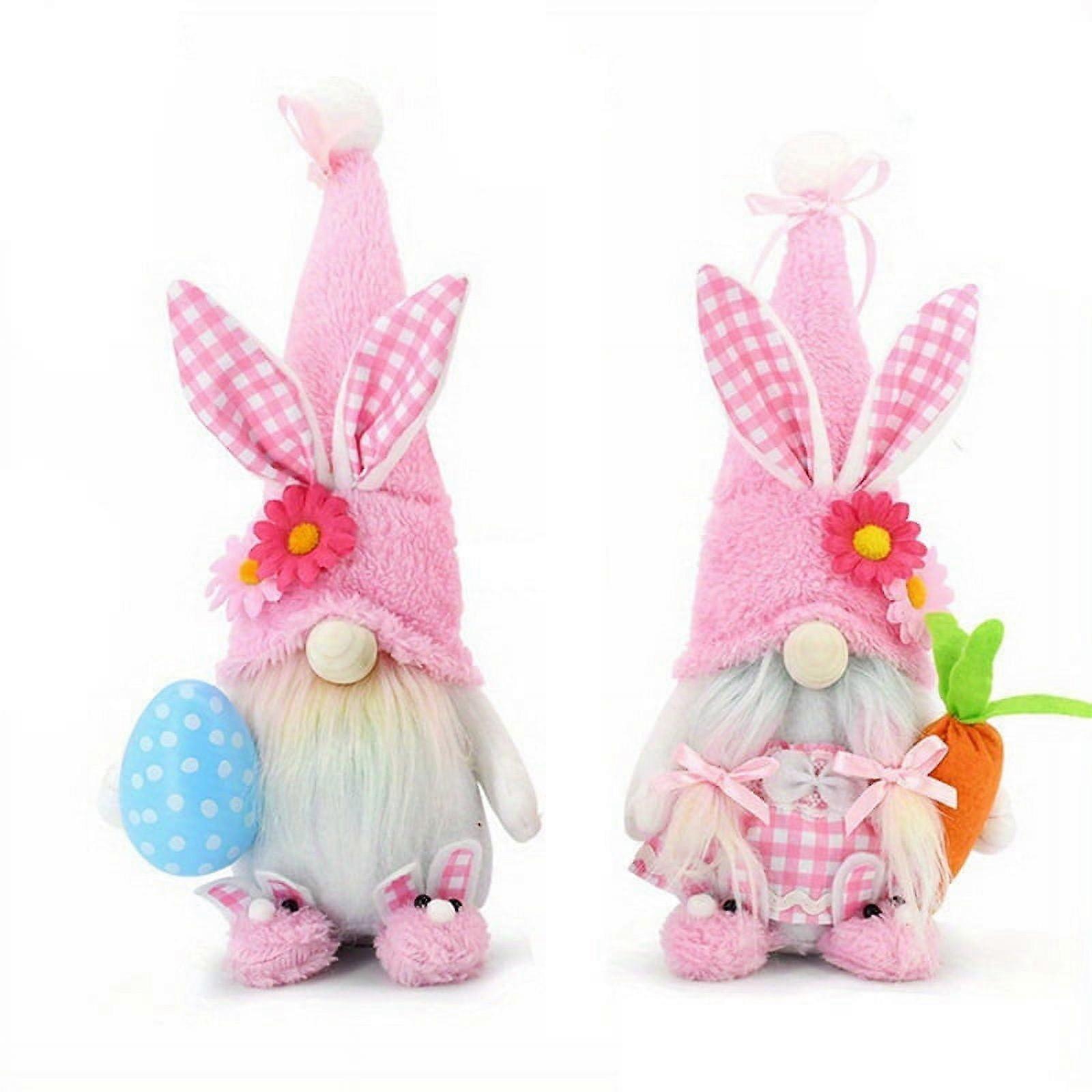 Easter Gnomes Decorations for Home Gnome Plush Easter Bunny Easter Decor Gifts for