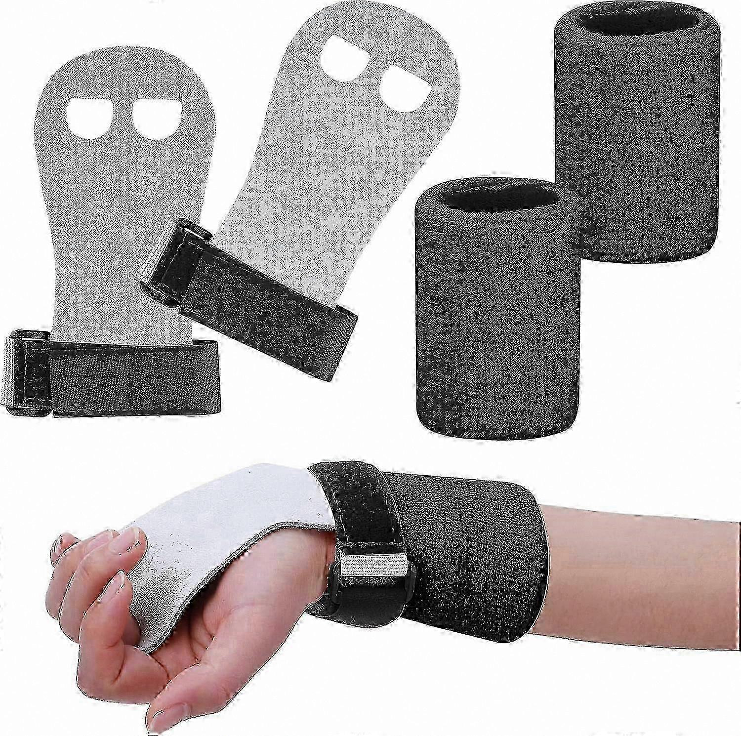 Kids Gymnastics Grips and Wristbands Sets for Exercise and Workout