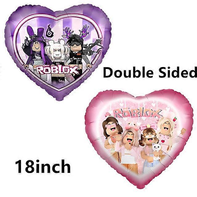 ROBLOX d��corations d'anniversaire ballons en aluminium rose ensemble de num��ros 32 pouces cadeau b��b�� douche jouets pour enfants jeu fille b