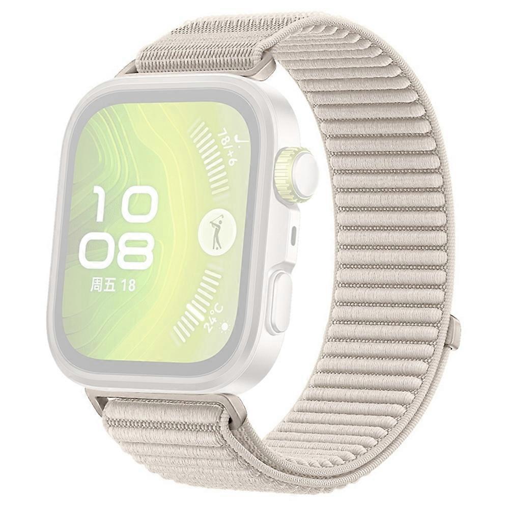 حزام المعصم لساعة هواوي فيت 4 برو فيت 4 فيت 3 شريط سحري من النايلون منسوج ووتش بحزام مع تيتانيوم A