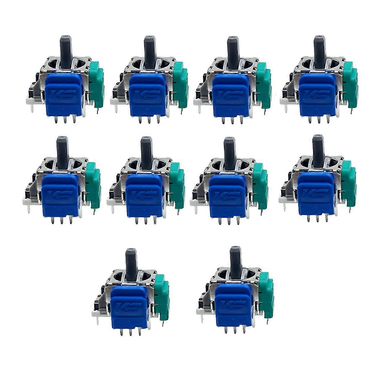 10PCS TMR Electromagnetic Joystick for //X Gamepad Upgrade TMR Joystick 3D Analog Thumbstick Controller